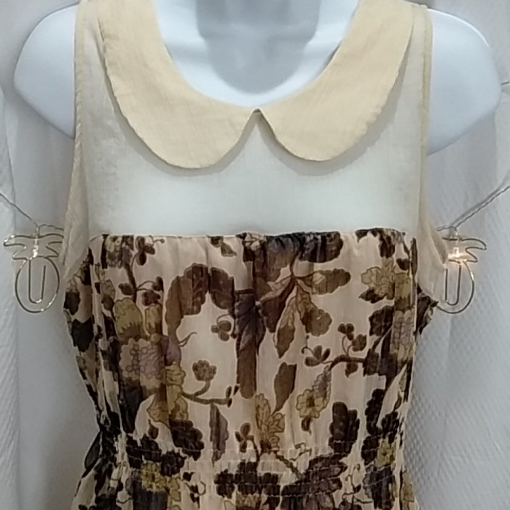 Fire 🔥 Los Angeles Crinkle Chiffon Tank Dress